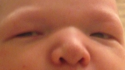 David makes a funny face.