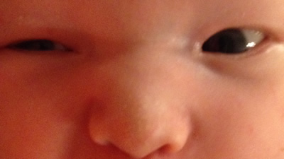 David making a funny face.